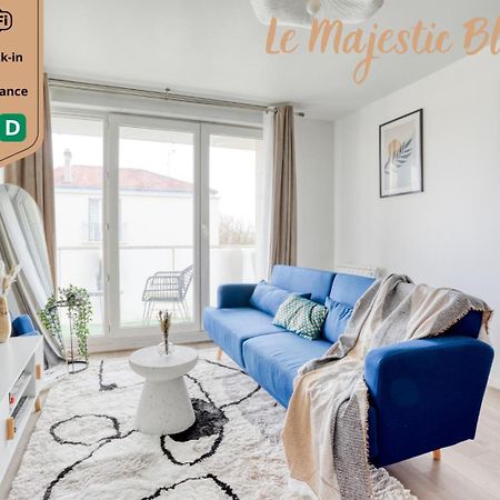 Le Majestic Blue - Metro 8/Hopital Henri Mondor Créteil Zewnętrze zdjęcie